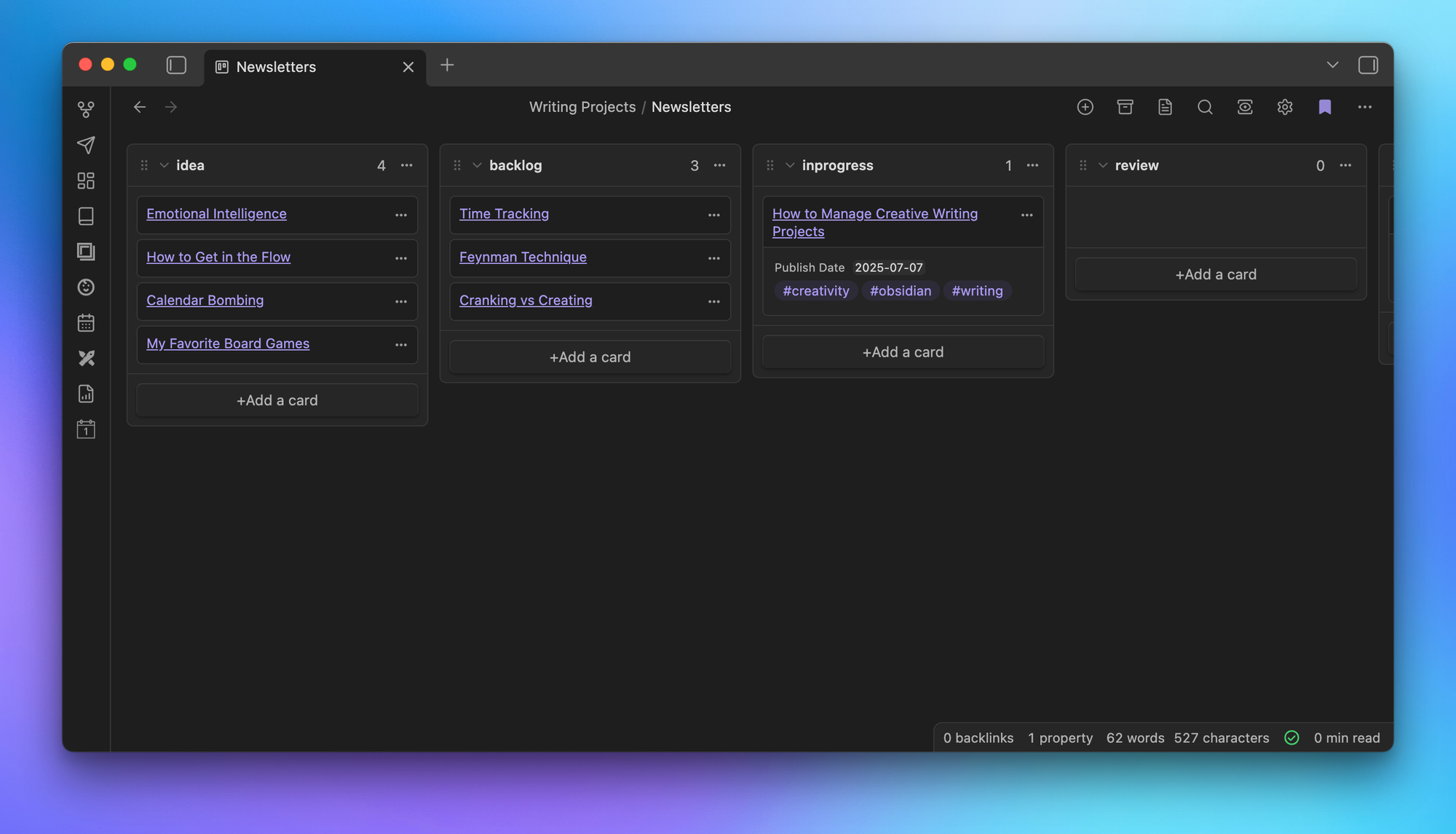 Replacing the Projects Plugin